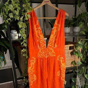 Free People Linen Jumpsuit